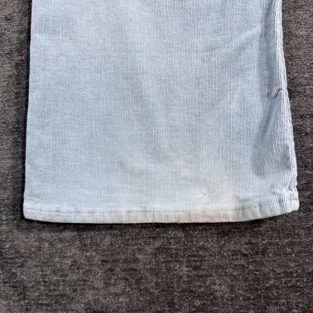 AG Adriano Goldschmied The Angel Light Blue Corduroy Bootcut Pants Sz 28 Regular - Picture 15 of 16